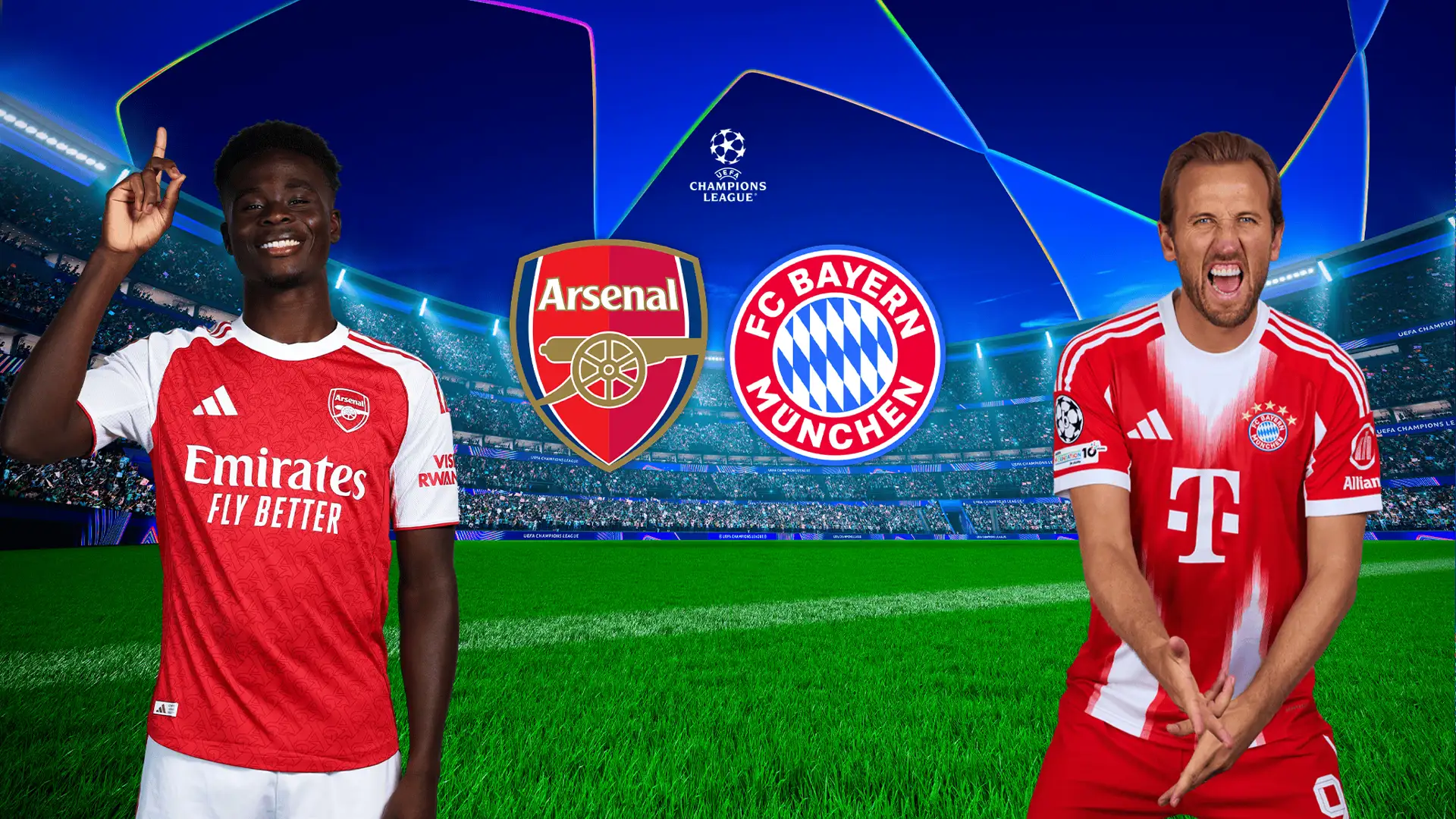 Champions League: FC Arsenal vs. FC Bayern München live auf CANAL+ & Europa League mit Sturm Graz