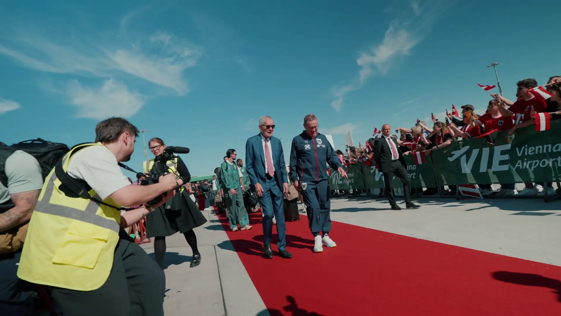 Alexander Van der Bellen und Ralf Rangnick in 