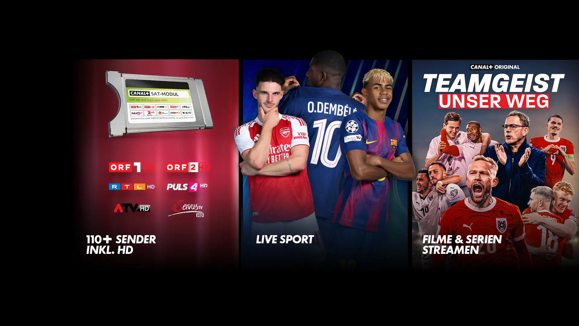CANAL+ 3 in 1 Banner