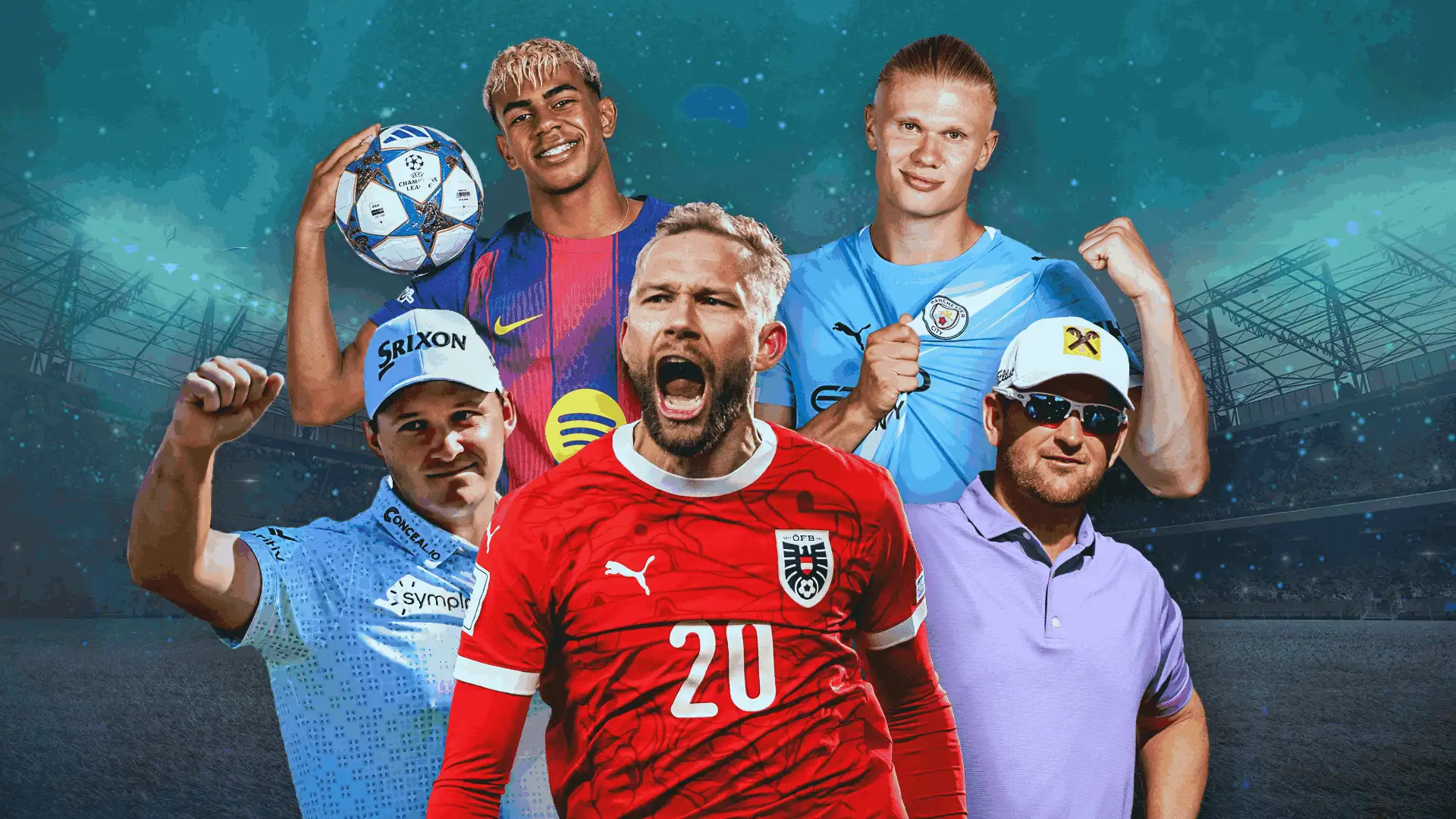 UEFAEuropa League Matchbanner Aston Villa vs FC Salzburg mit UEL Logo.