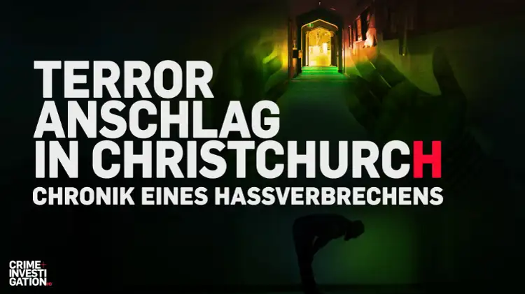 Plakat „Terroranschlag Christchurch Chroniken eines Hassverbechens