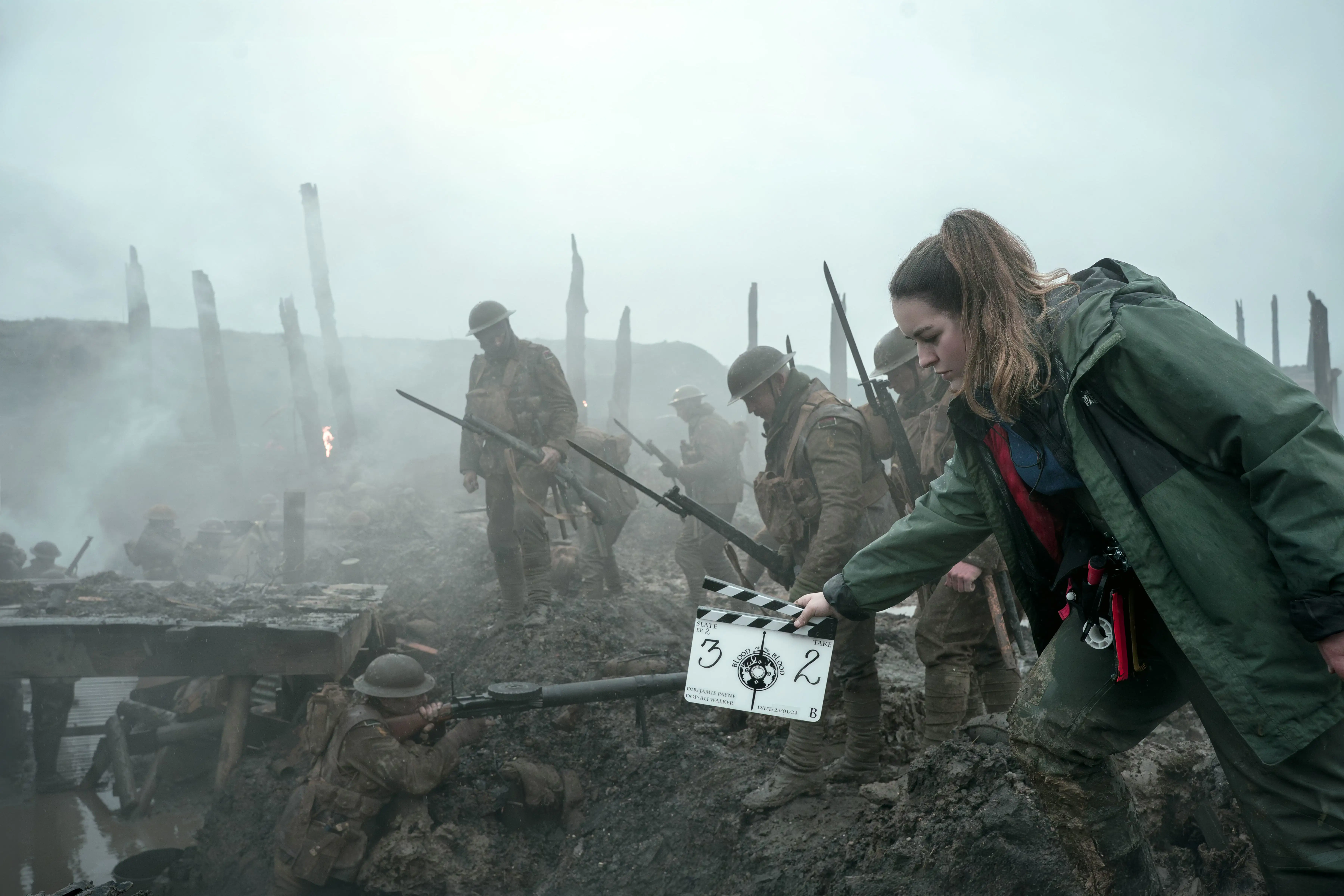 Outlander: Blood of my Blood Behind the Scenes: Dreharbeiten zu einer Schlacht im Ersten Weltkrieg.