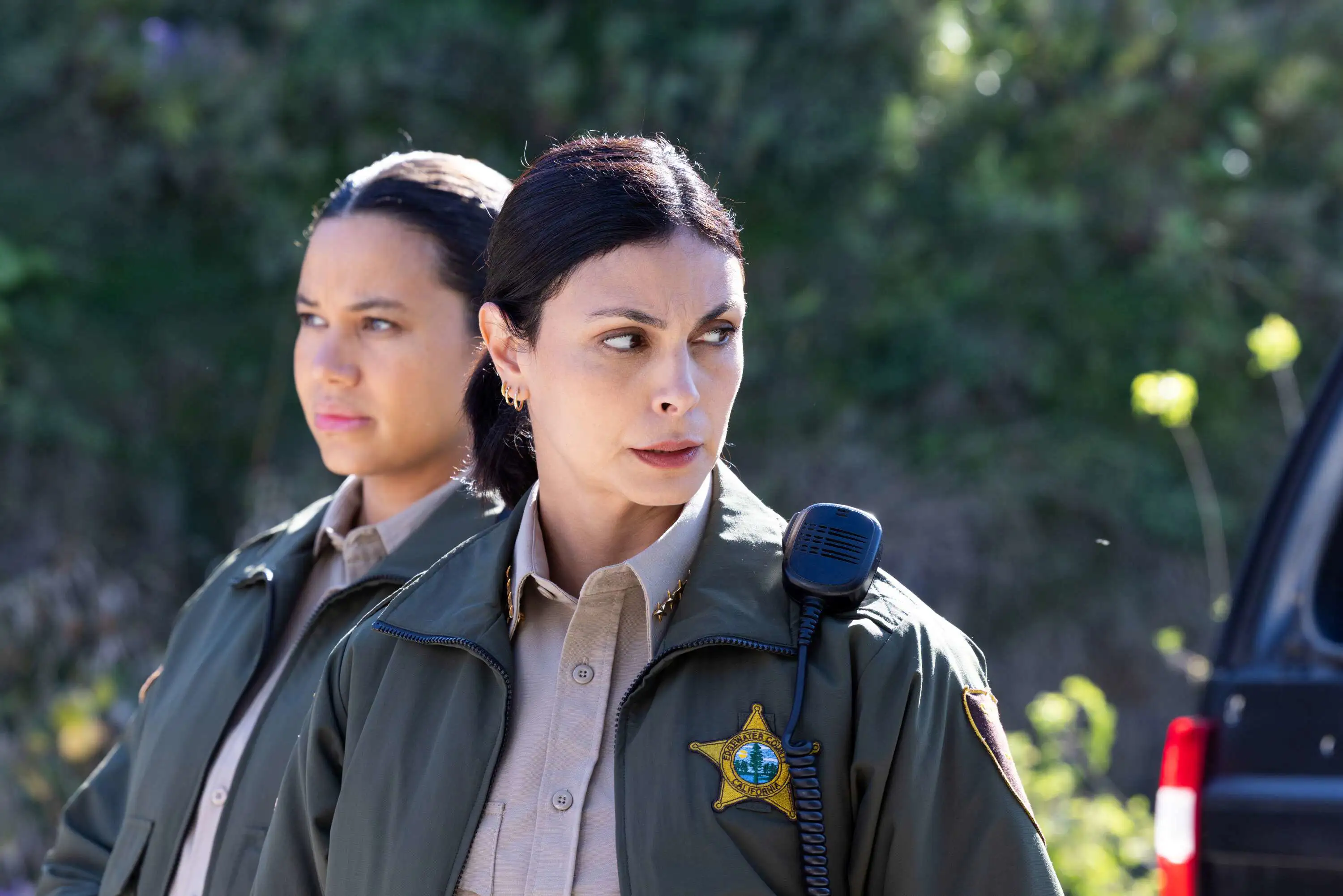 Sheriff Country Szene:  Mickey am Tatort.