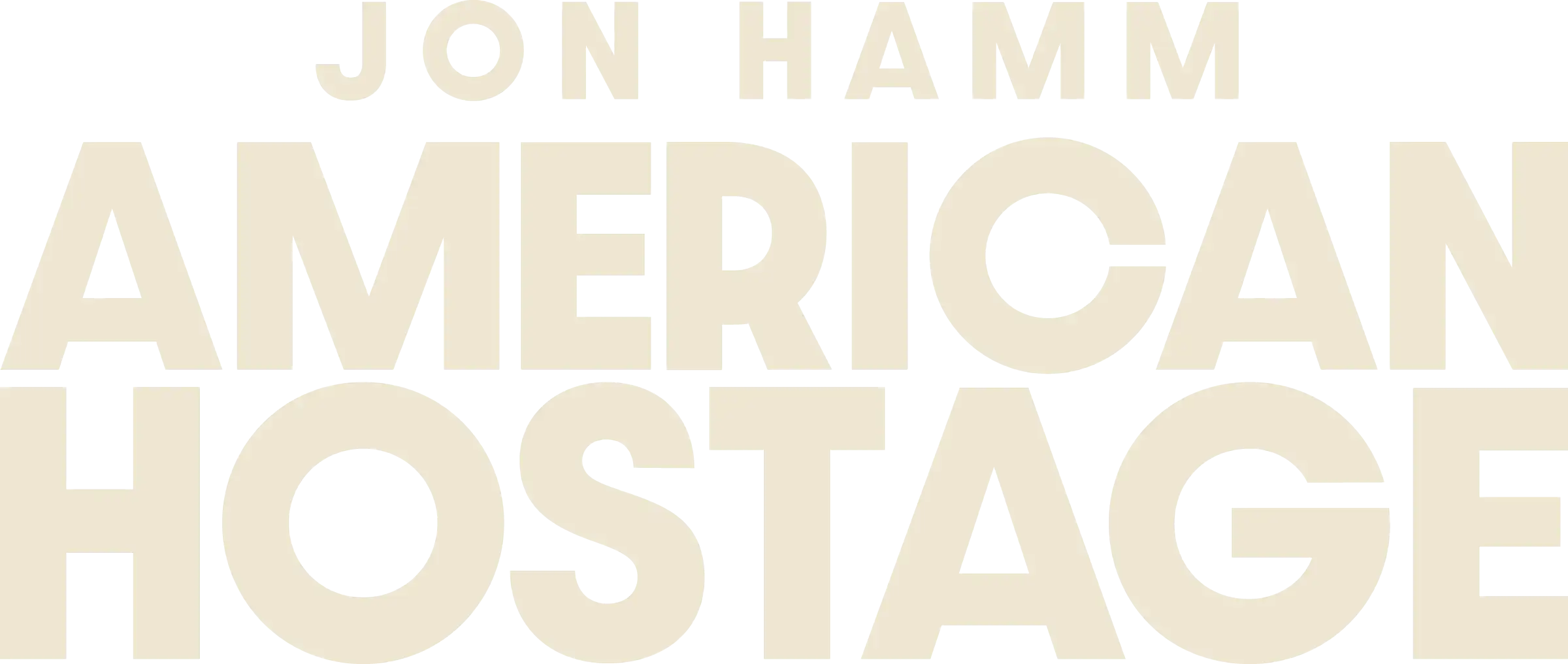 Title Treatment American Hostage.