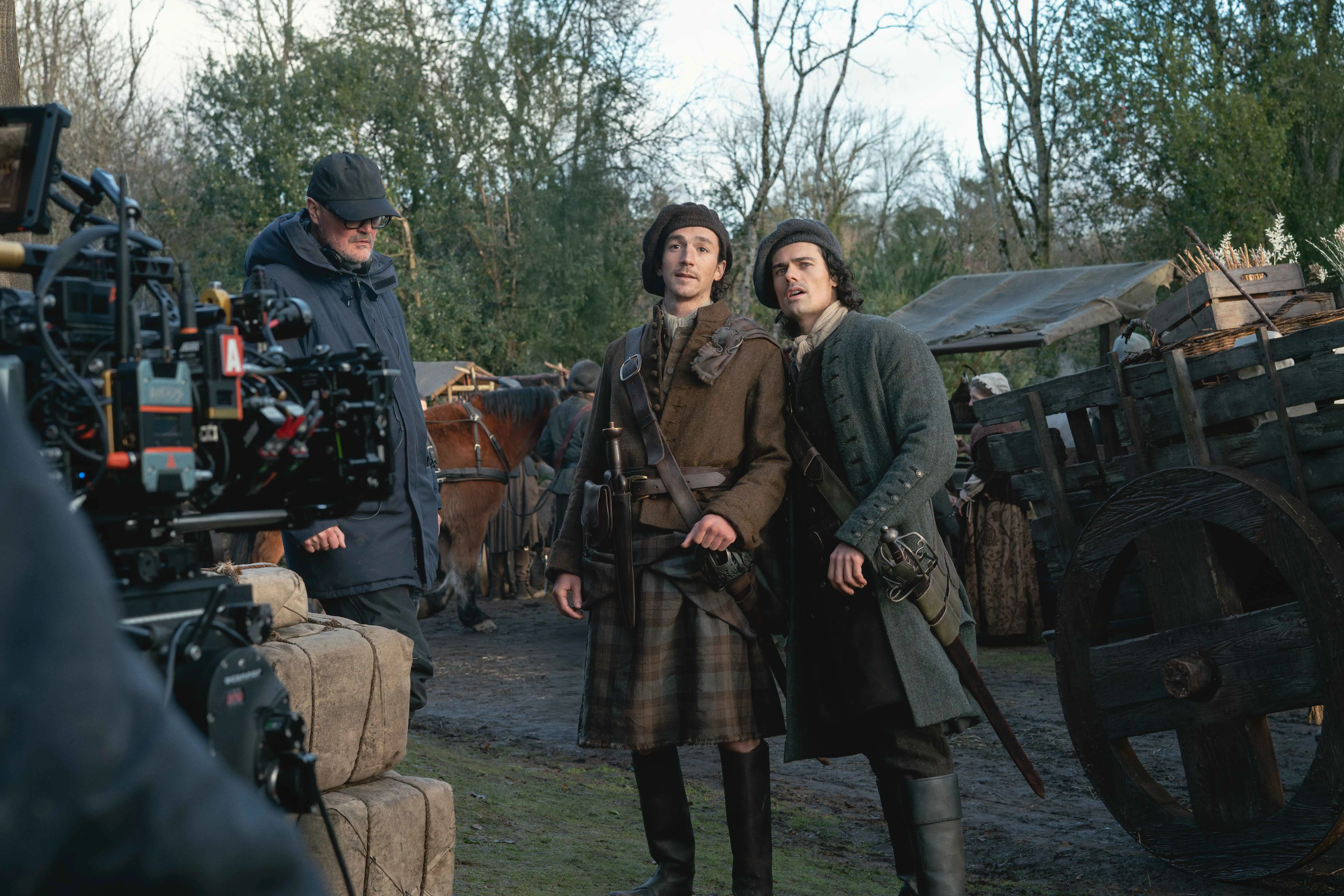 Outlander: Blood of my Blood Behind the Scenes: Szenen zwischen Brian und Murtagh.