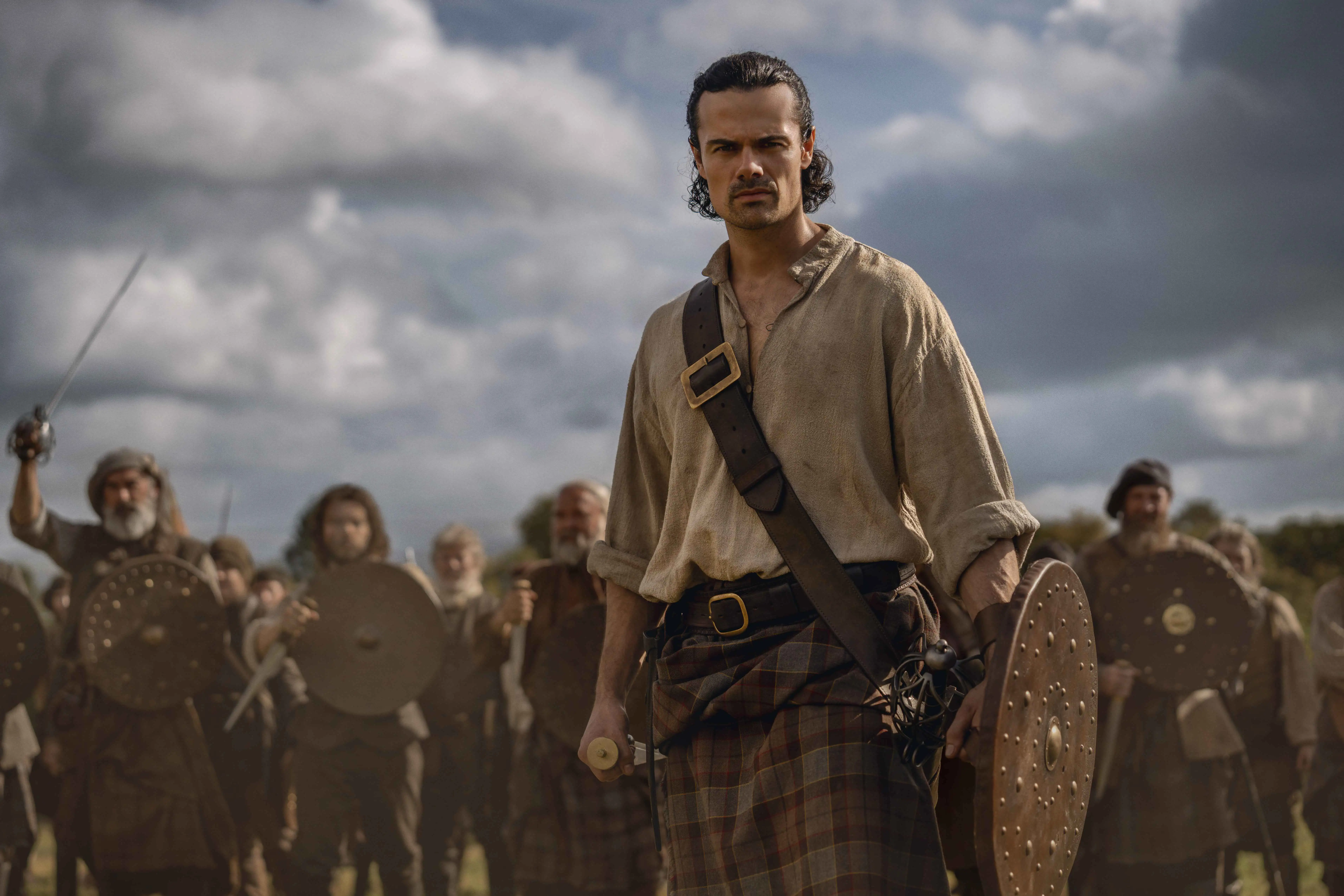 Outlander Blood of my Blood Szene: Brian vor einer Schlacht.